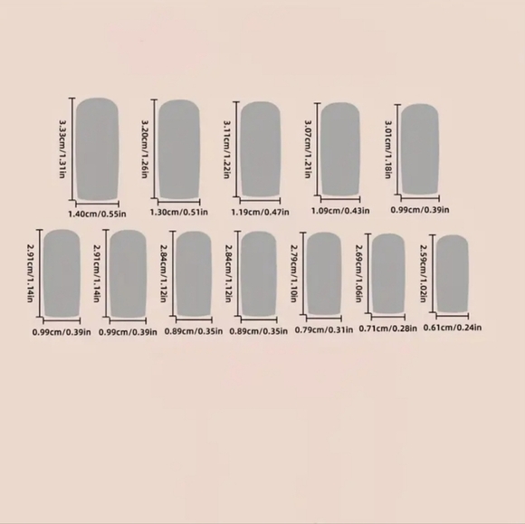 24 Pieces Fake Press On Nails - Picture 3 of 4